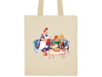Превью для  сумка 260 г/м2 с парусиновыми ручками карлсон, натуральный