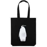 Превью для  холщовая сумка like a penguin, черная