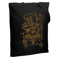 Превью для  холщовая сумка john steampunk, черная