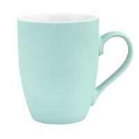 Керамическая кружка Alba, 350 ml, soft-touch, бирюзовая