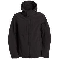 Превью для  куртка мужская hooded softshell черная