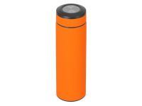 Вакуумный термос Vacuum Flask C1, soft touch, 420мл, оранжевый