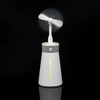 Превью для  увлажнитель воздуха с вентилятором и лампой aircan, белый