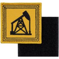 Превью для  шеврон на липучке «нефтяная качалка»