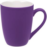 Превью для  кружка good morning с покрытием софт-тач, фиолетовая