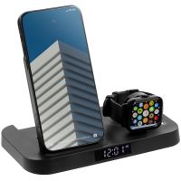 Превью для  зарядная станция с часами clock nest, черная