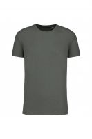 Футболка мужская KA3032 ORGANIC 190 CREW NECK T-SHIRT - Зеленый мрамор меланж