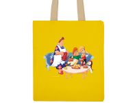 Превью для  сумка 260 г/м2 с парусиновыми ручками карлсон, желтый