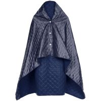 Превью для  плед-пончо для пикника snapcoat, синий