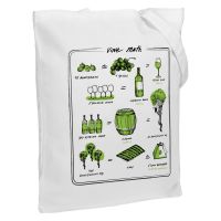 Превью для  холщовая сумка wine math, молочно-белая