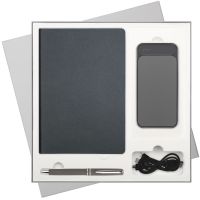 Подарочный набор Star/Consul/Starlight Plus PB (Ежедневник недат А5, Ручка, Power Bank)