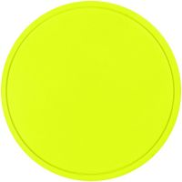 Превью для  лейбл из пвх dzeta round, l, желтый неон