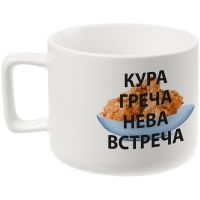 Превью для  чашка «кура-греча», белая