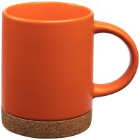 Превью для  кружка с пробковой подставкой corky, оранжевая