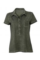 Рубашка поло женская JN987 Ladies' Gipsy Polo - Угольный
