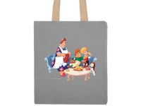 Превью для  сумка 260 г/м2 с парусиновыми ручками карлсон, серый