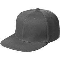 Превью для  бейсболка snapback с прямым козырьком, серая