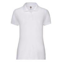 Поло "Lady-Fit 65/35 Polo", белый_XS, 65% п/э, 35% х/б, 170 г/м2