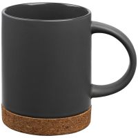Превью для  кружка с пробковой подставкой corky, серая