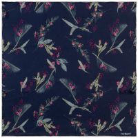 Платок Iris Silk, темно-синий