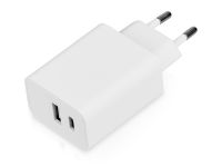 Превью для  сетевое зарядное устройство c выходами usb-a и usb-c recharger, 10 вт, белый