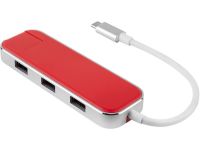 Превью для  хаб usb rombica type-c chronos red