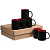 Превью для  набор из 6 кружек-хамелеонов on display, красно-черный