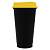 Превью для  стакан с крышкой color cap black, черный с желтым