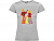 Превью для  футболка бременские музыканты женская, серый меланж