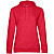 Превью для  толстовка с капюшоном женская hoodie, красный меланж
