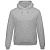 Превью для  толстовка hooded, серый меланж