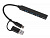 Превью для  usb-хаб link с коннектором 2-в-1 usb-c и usb-a, 2.0/3.0, черный