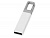 Превью для  флеш-карта usb 2.0 16 gb с карабином hook, белый/серебристый