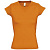 Превью для  футболка женская c v-образным вырезом moon 150, оранжевая
