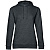 Превью для  толстовка с капюшоном женская hoodie, серый меланж (антрацит)