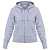 Превью для  толстовка женская hooded full zip серый меланж