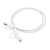 Превью для  кабель «2 в 1» с лицензированным mfi разъемом apple lightning