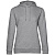 Превью для  толстовка с капюшоном женская hoodie, серый меланж