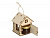 Превью для  подарочный набор варенье в домике, варенье из вишни с шоколадом и коньяком 25 мл