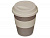 Превью для  стакан с силиконовой крышкой cafe, beige