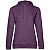 Превью для  толстовка с капюшоном женская hoodie, фиолетовый меланж