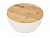 Превью для  салатник bowl с бамбуковой крышкой, бежевый
